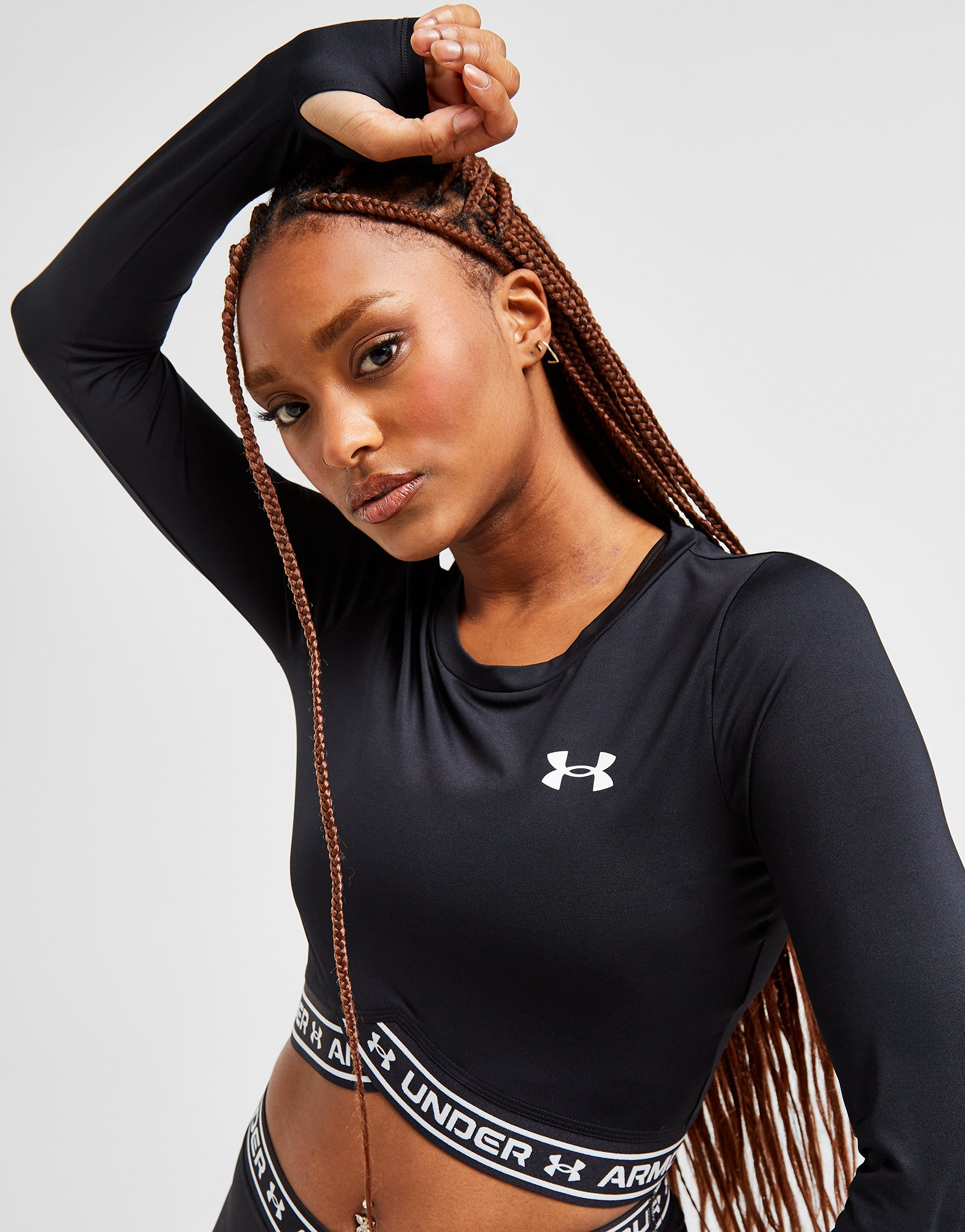Under Armour Crop Top Manches Longues Crossover Femme