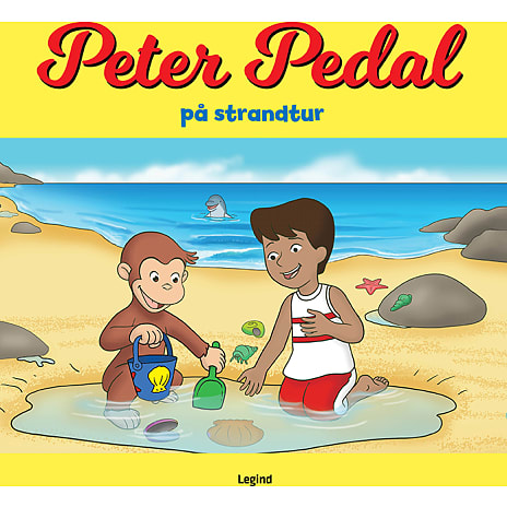 Peter Pedal på stranden