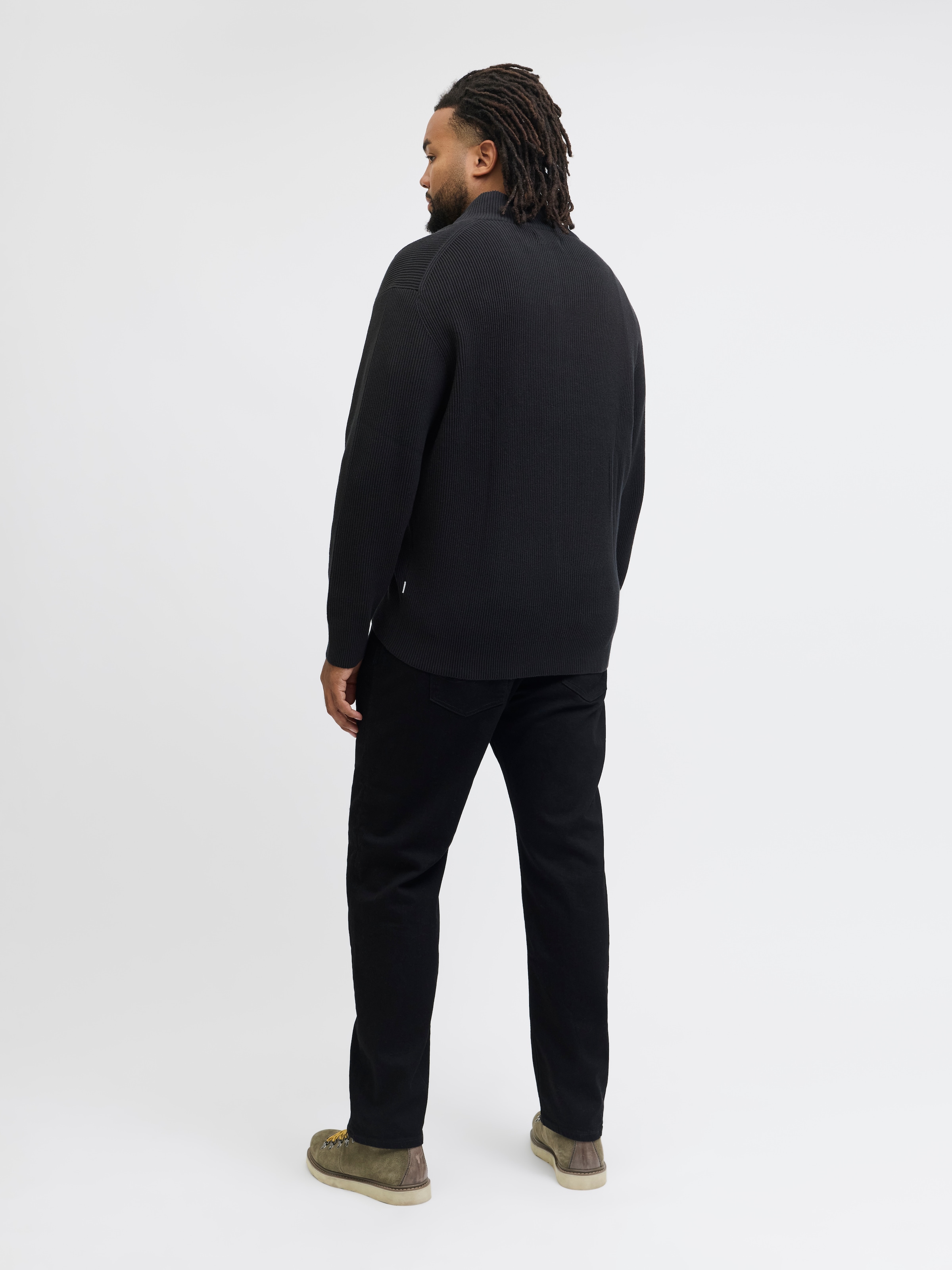 Jack & Jones PlusSize Strickjacke »JJEPERFECT KNIT ZIP CARDIGAN NOOS PLS«