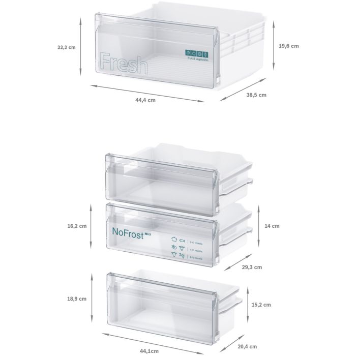 Siemens Einbau-Kühl-Gefrier-Kombi iQ100 KI86NNFF0