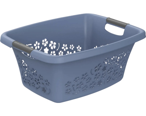 Rotho Flowers wasmand, 25 l, matblauw, 1756506161WS