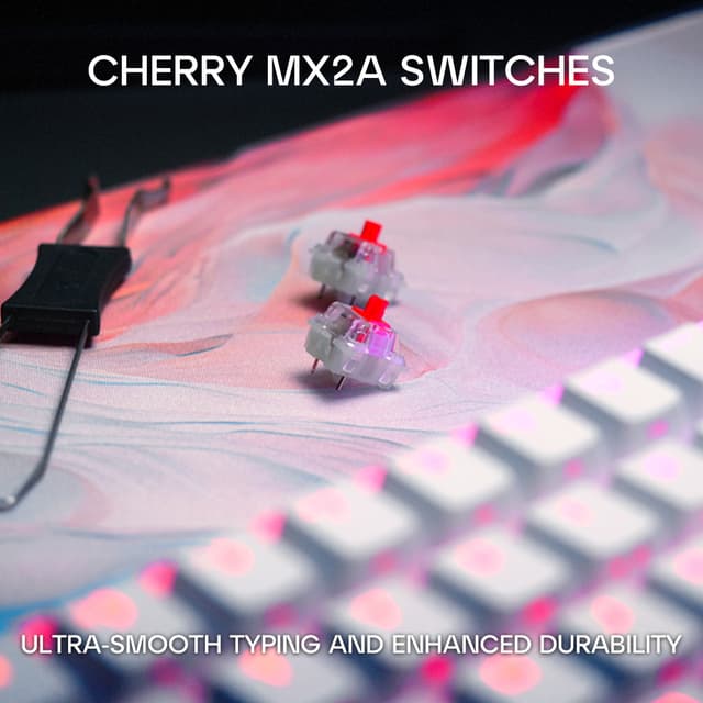 Cherry Xtrfy K5V2 gaming-keyboard (White)