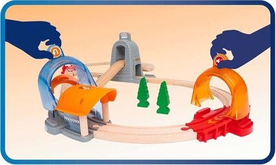 BRIO 33972 Action Tunnel Travel Set (Smart Tech Sound)