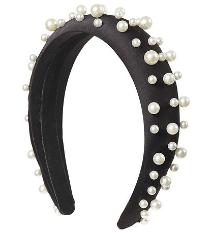 DAY ET H?rb?jle - Pearl Bead Hari Band - Blåck