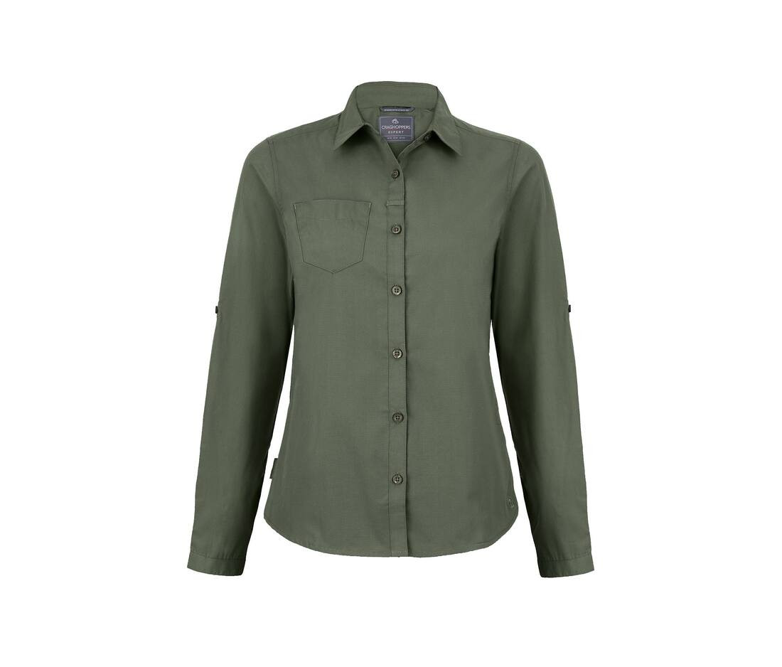 CRAGHOPPERS CES002 - Chemise manches longues en polyester recyclé femme