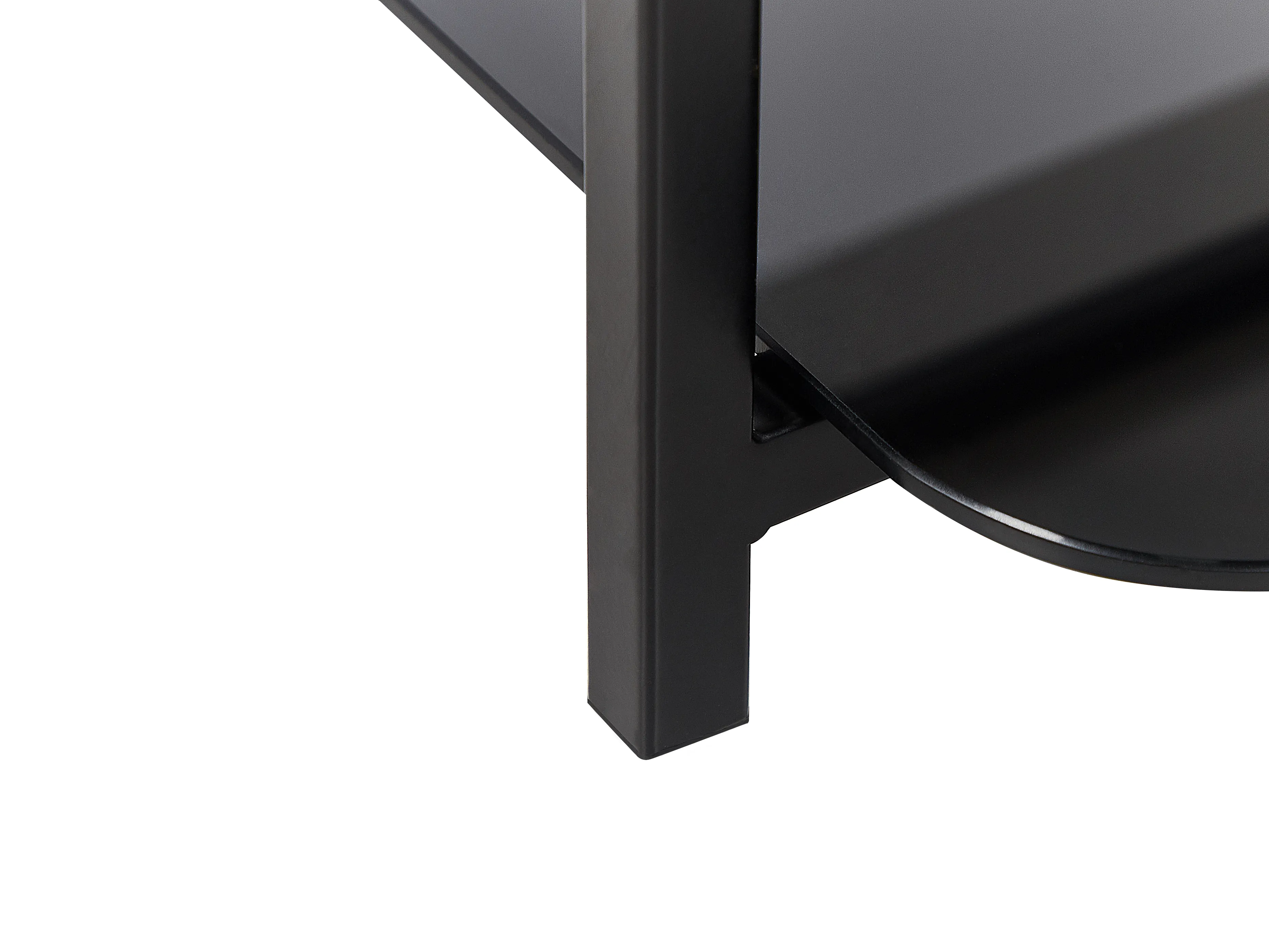 Salontafel GLOSTER Veiligheidsglas Wit marmer