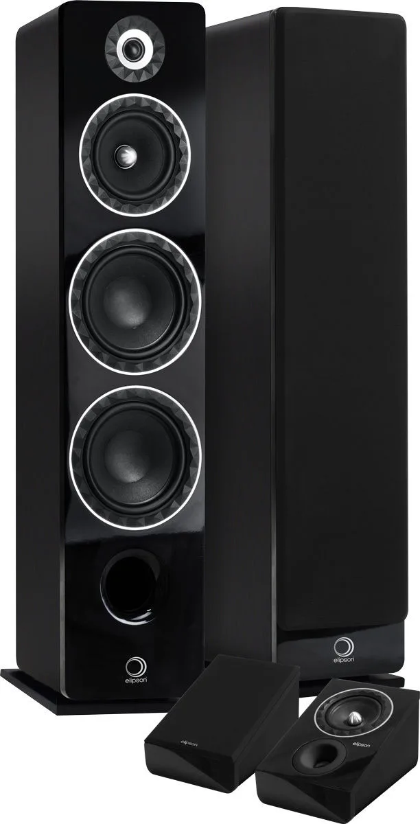 Elipson Prestige Facet 24F Noir   Elipson Prestige Facet 6 ATM Noir Enceintes colonne