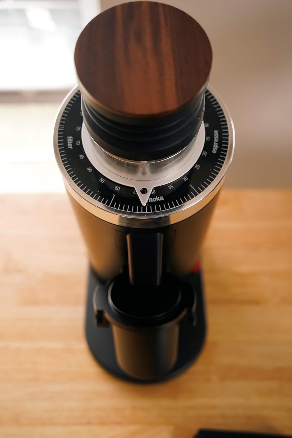 MiiCoffee DF64 II Kaffeemühle mit Einzeldosierung (Schwarz)