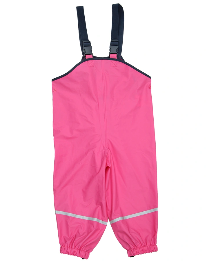 Regen-Latzhose BASIC in pink (Größe: 86)