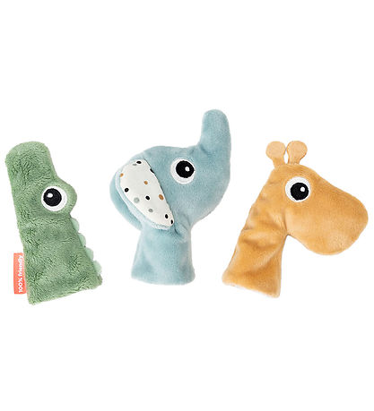 Done by Deer Fingerpuppen - 3er-Pack - 9 cm - Colour Mix