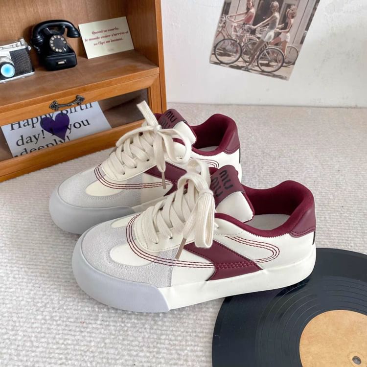 caneik - Color Block veterschoenen