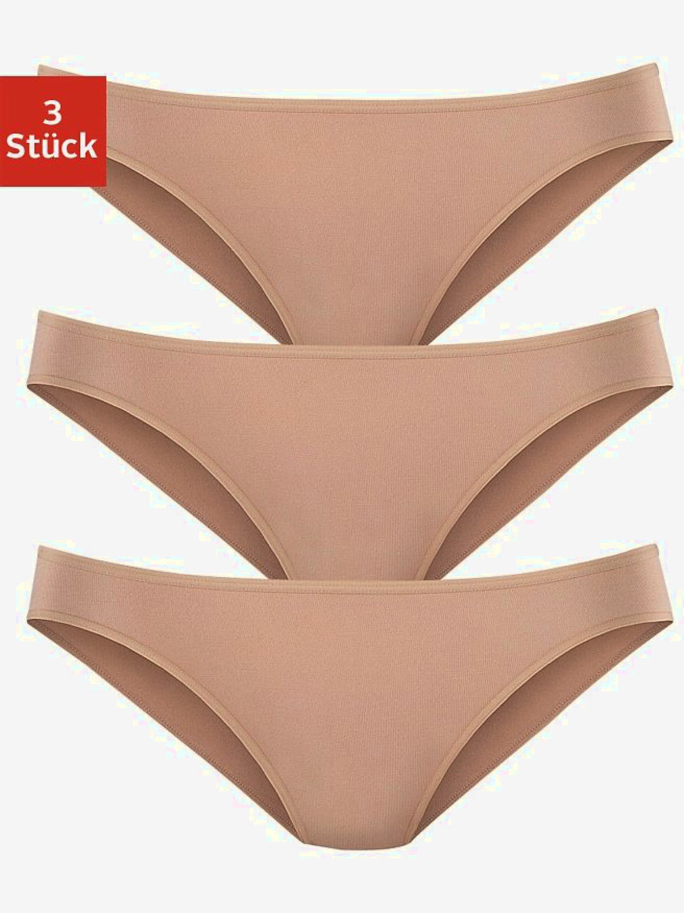 Bas de maillot de bain lot de 3 slips bikini lascana