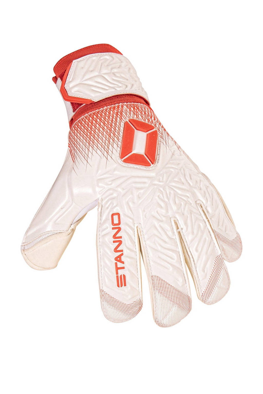 Juniorkeepershandschoenen ecru/rood