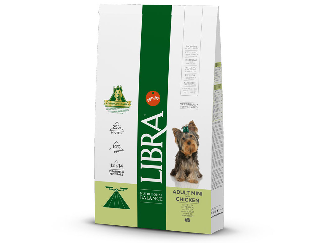 RAÇÃO PARA CÃO LIBRA MINI 8KG