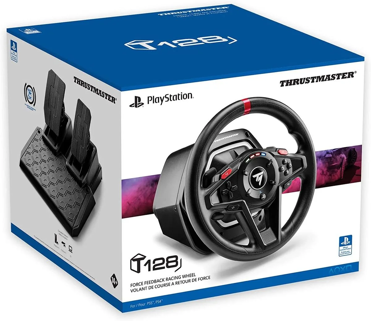 Ensemble Volant-Pedalier Thrustmaster T248 pour PC, PS4 et PS5 Volants gaming
