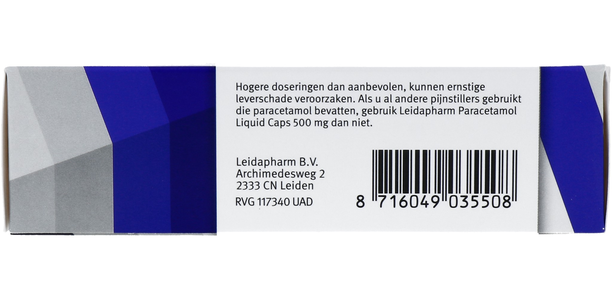 Leidapharm Paracetamol Liquid 500mg (20 capsules)