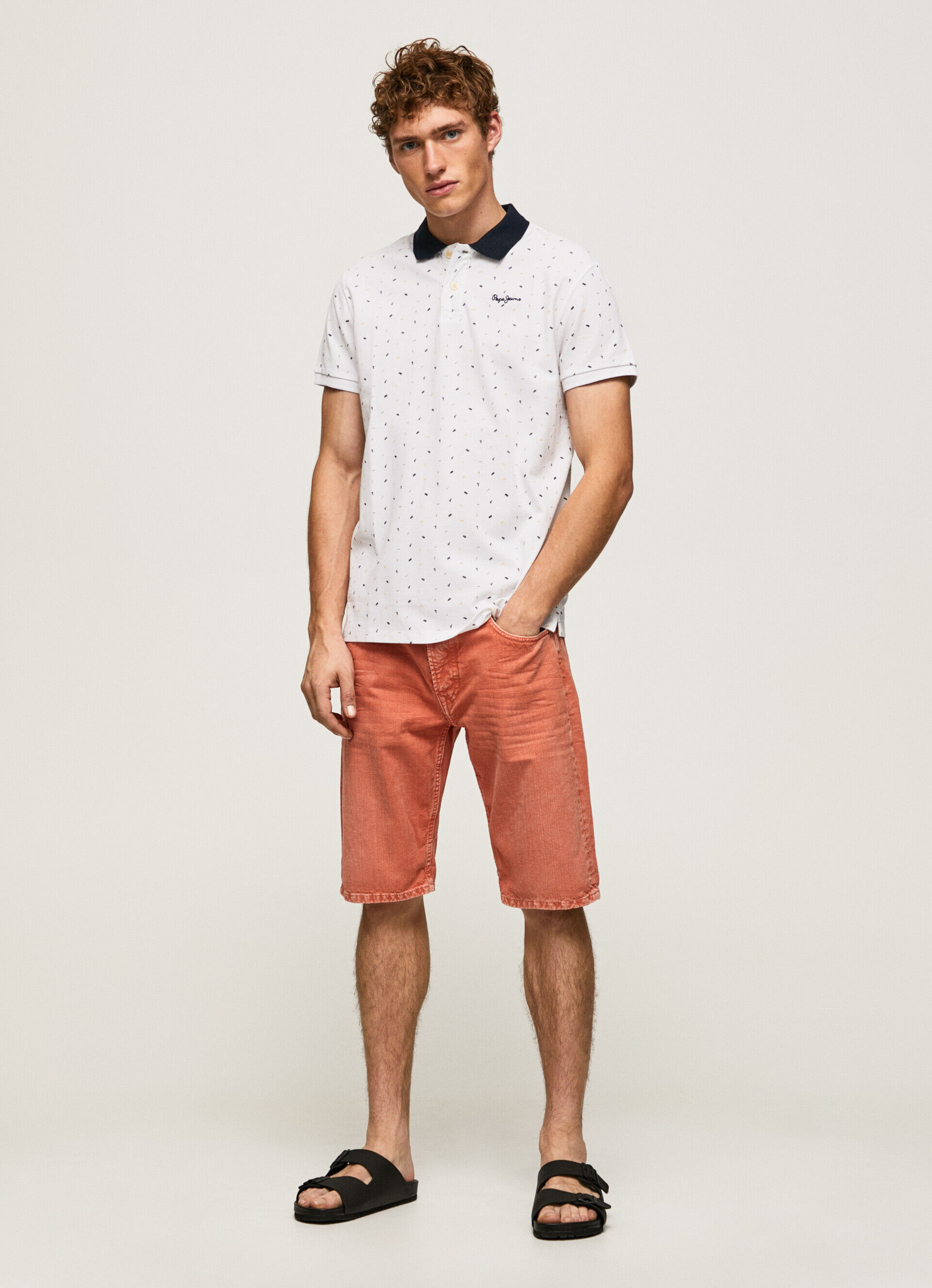 POLO PIQUÉ ESTAMPADO TUDO - branco