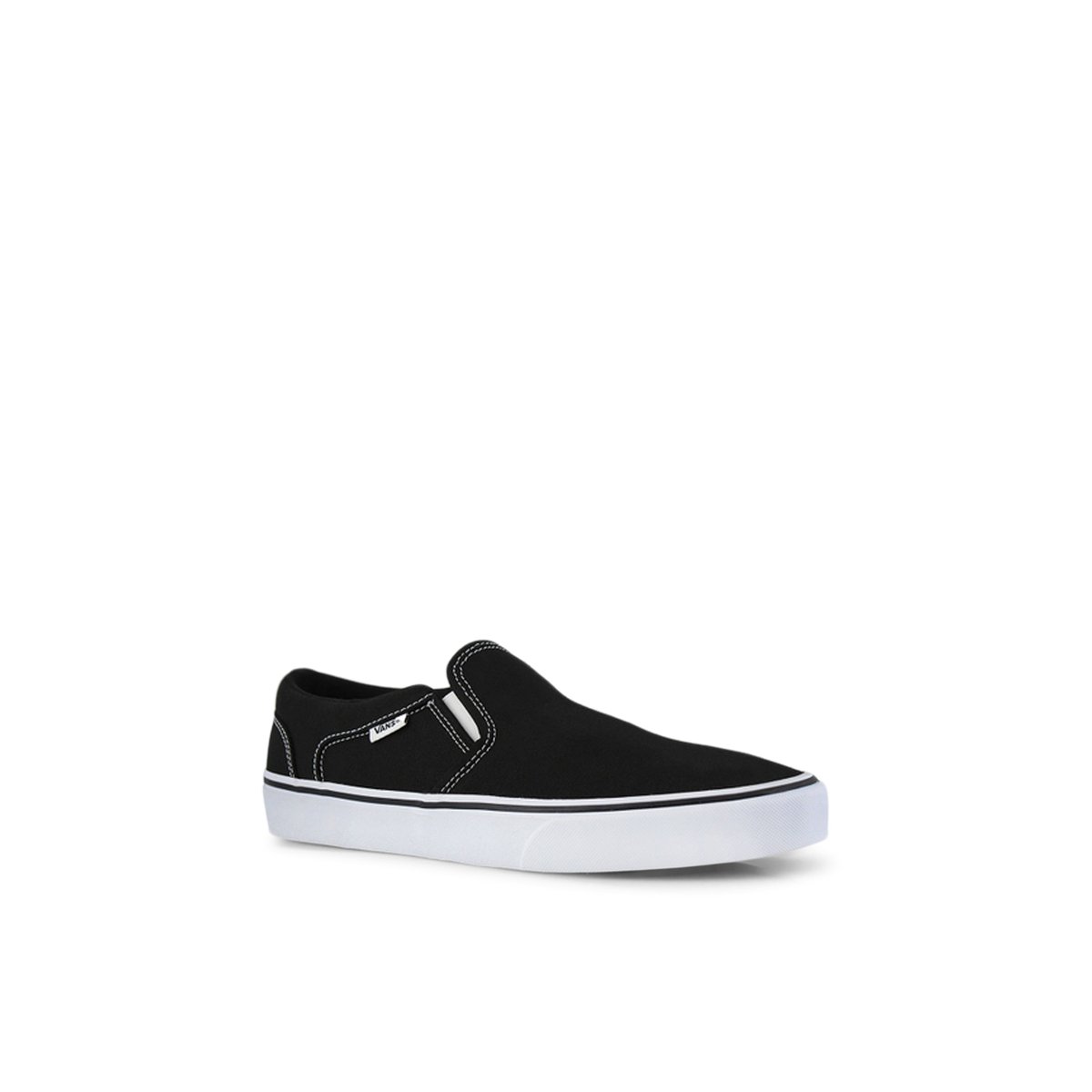 VANS-Asher-l-Baskets de skate - Talon plat - Noir