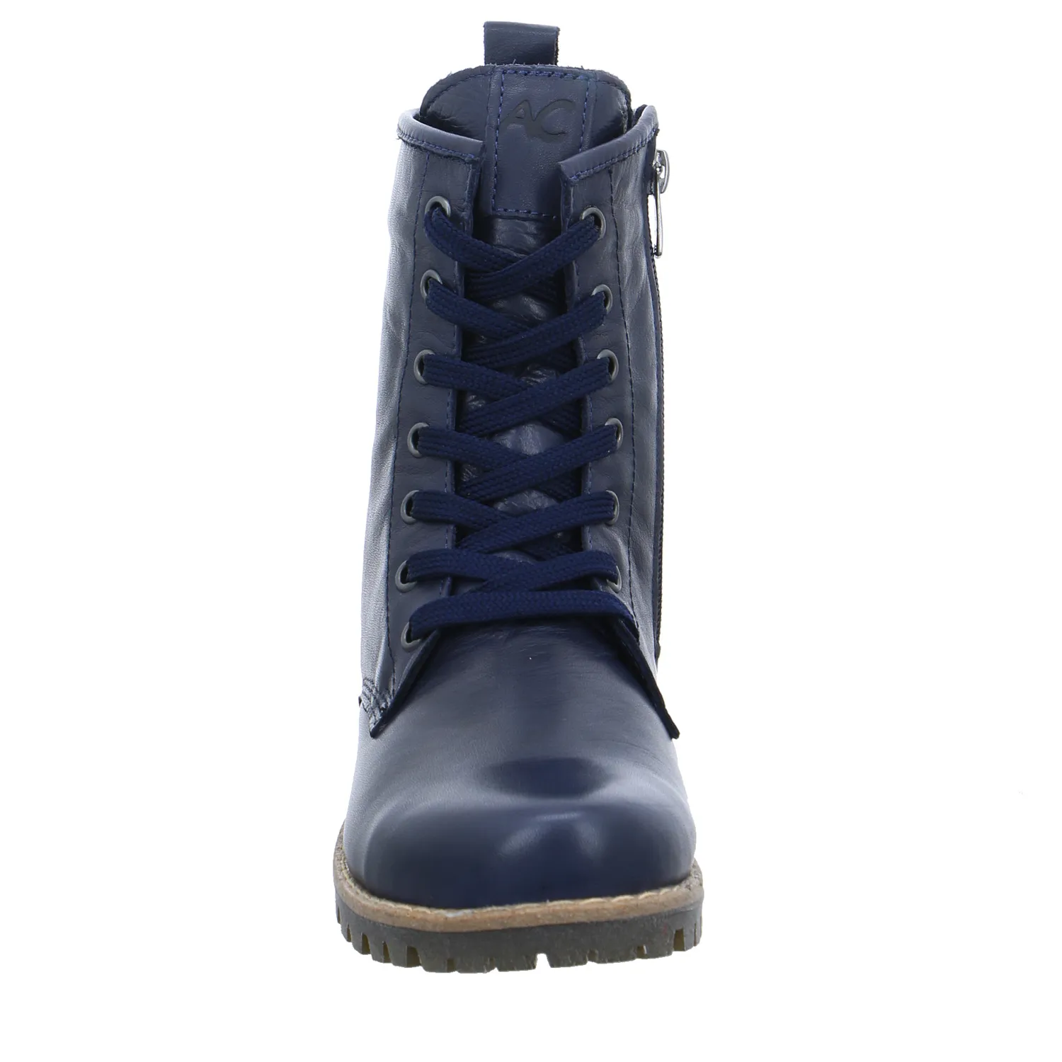 ANDREA CONTI Boot Blau Leder  mit Wechselfussbett