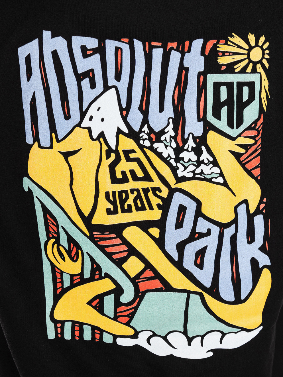 Absolut Park Walking Mountain T-Shirt black