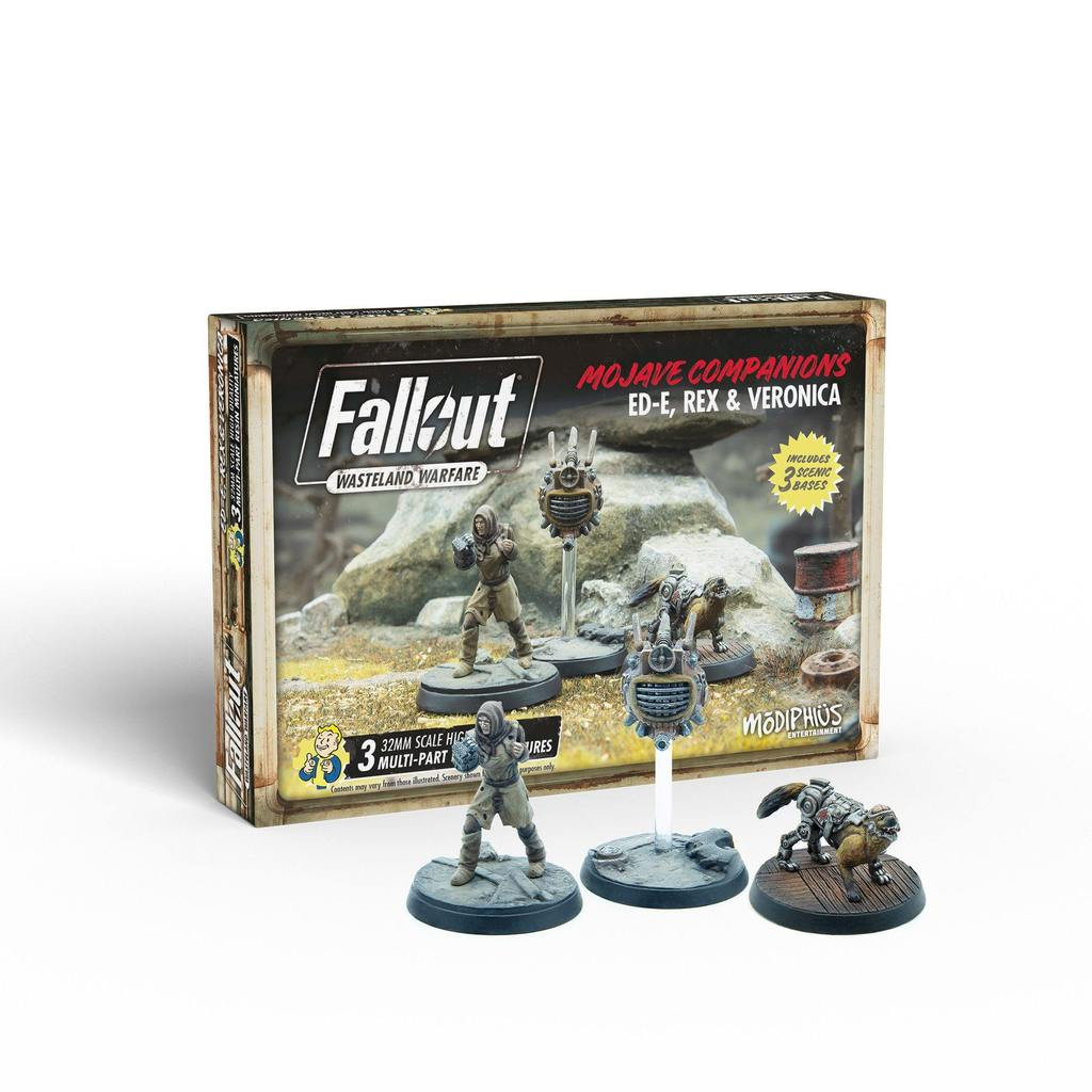 Fallout Wasteland Warfare - Mojave Companions: Ed-E, Rex and Veronica