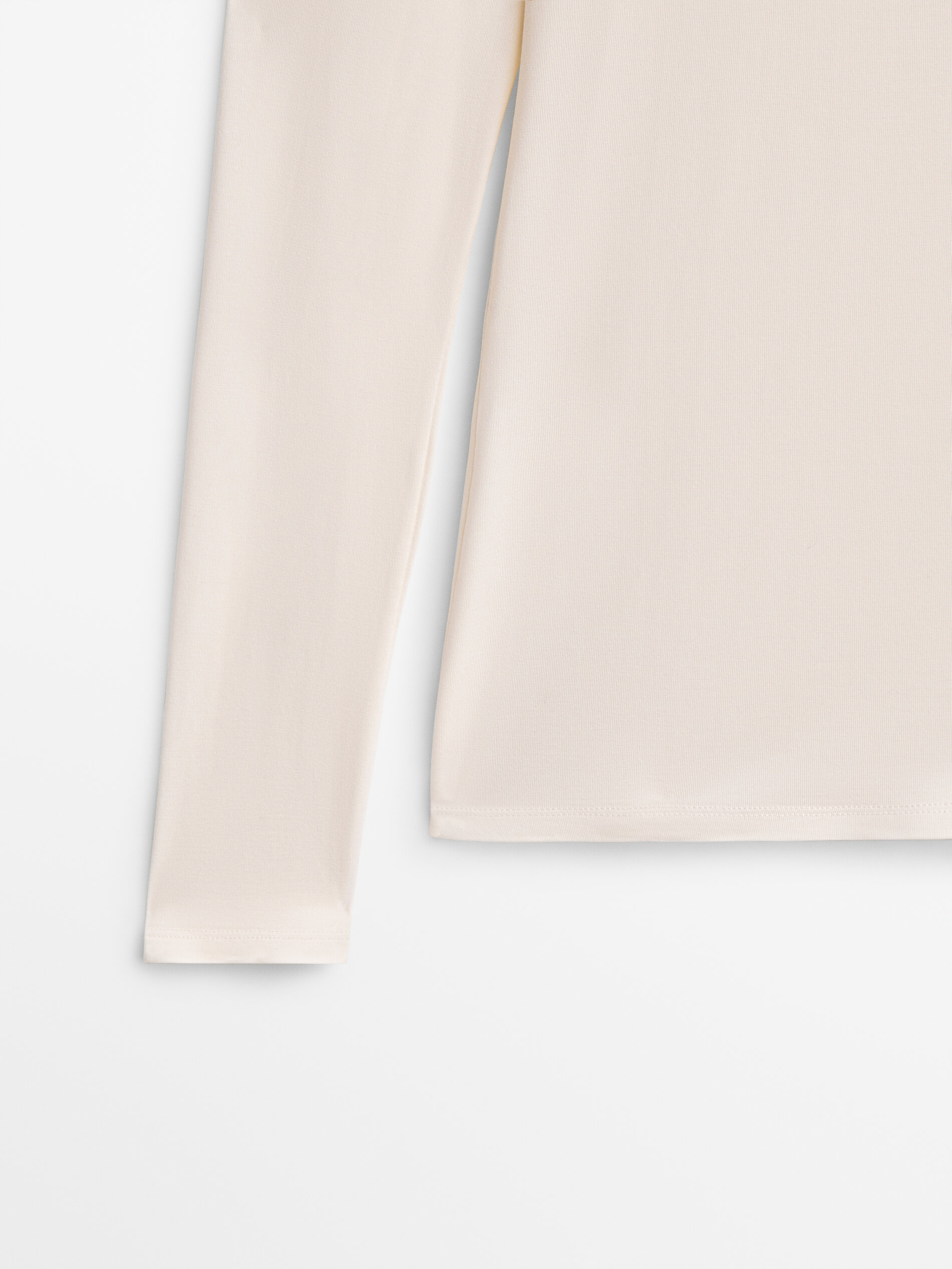 Camiseta de gola alta de manga comprida - RAW