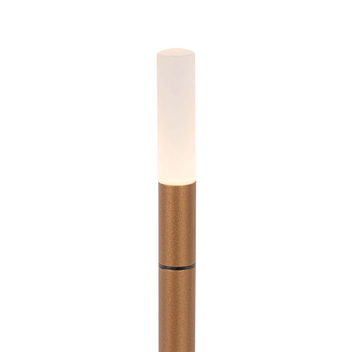 Buiten tafellamp goud incl. LED met touch dimmer oplaadbaar - Sjarel