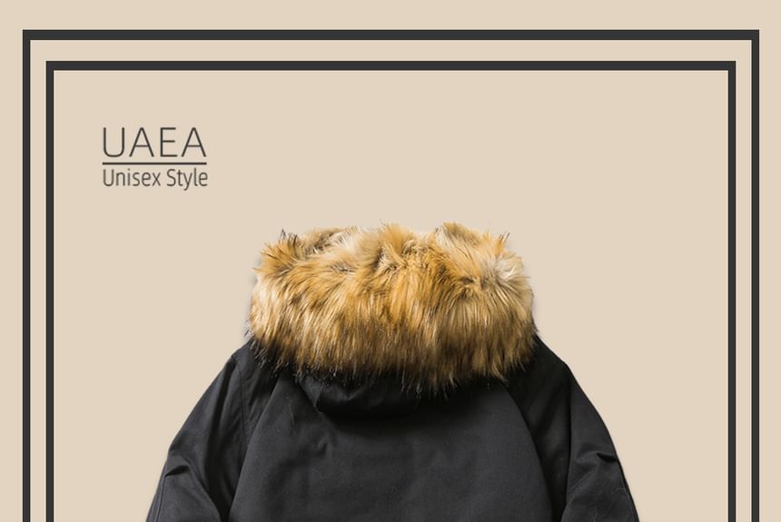 Chuoku - Gewatteerde parka met capuchon en rits
