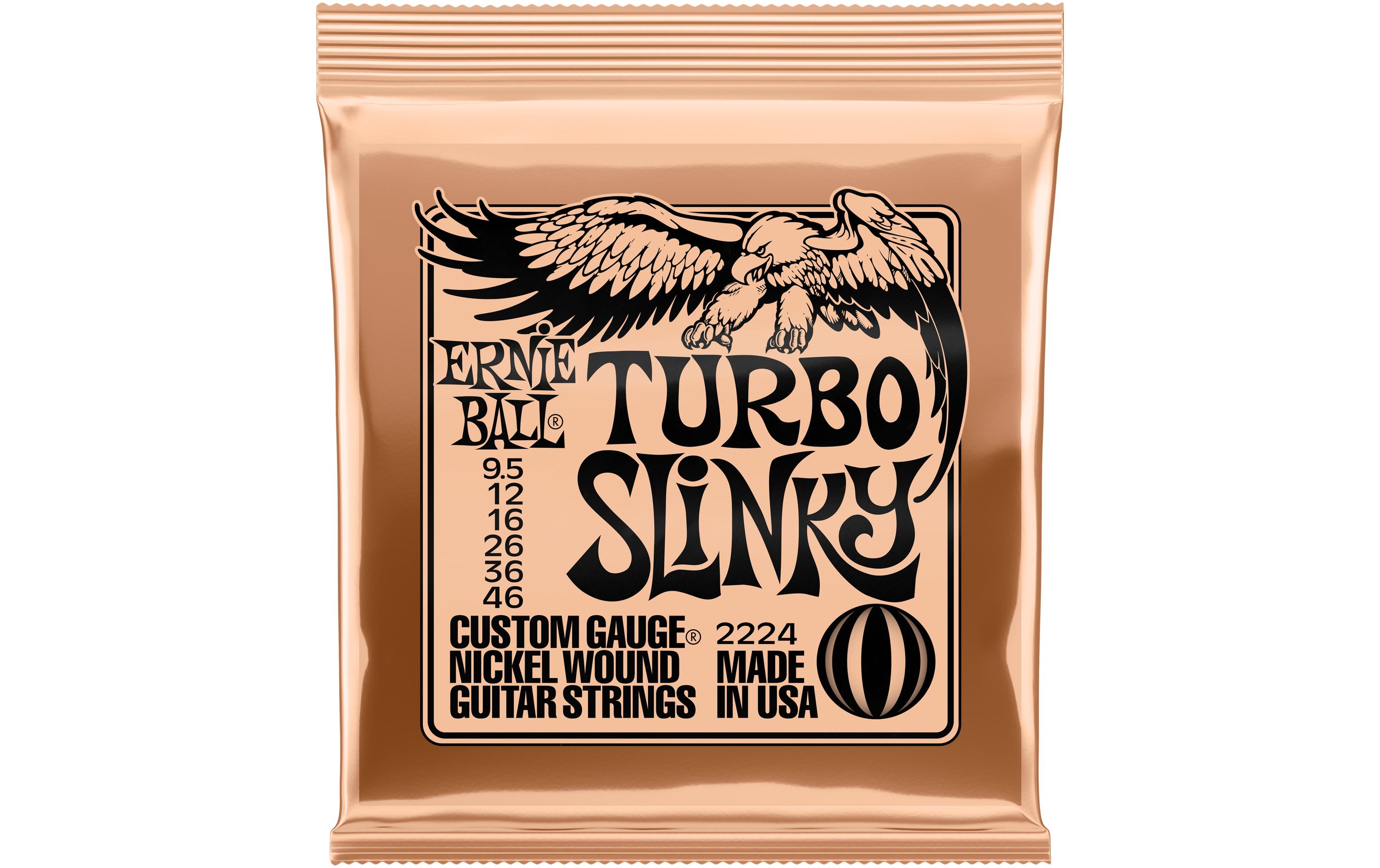 Gitarrensaiten 2224 Turbo Slinky – Turbo 9.5 - 46Saitensatz für E-Gitarre
