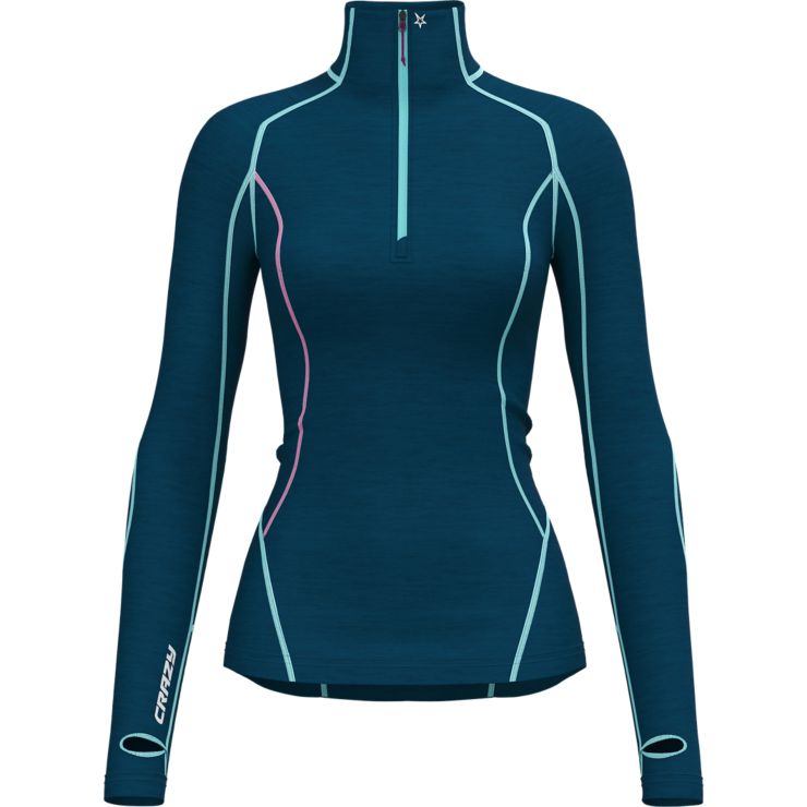 Crazy IdeaPULL ALLURE ZIP - dunkelblau/navy