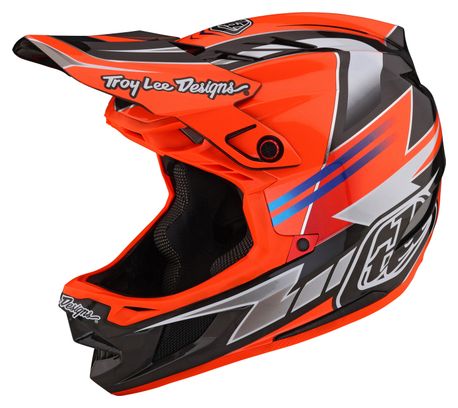 Casque Intégral Troy Lee Designs D4 Carbon Mips Rouge