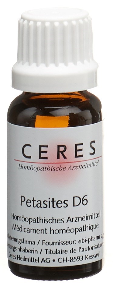 CERES Petasites Dil 6 D Dilution Fl 20 ml