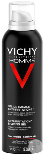 Vichy Homme Gel De Rasage Anti-Irritations Peau Sensible Spray 150ml