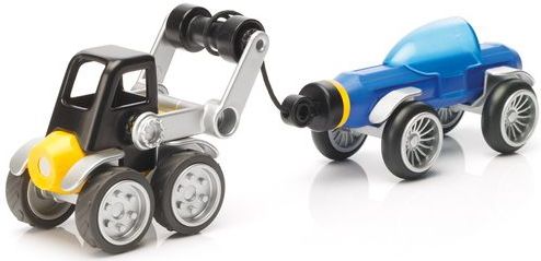 SmartMax - Power Vehicles Mix - Magnetisch Educatief Speelgoed - 25-Delig