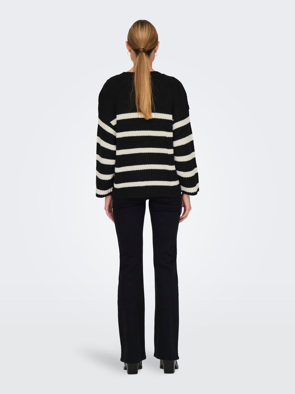 JDYJUSTY Strickpullover Black