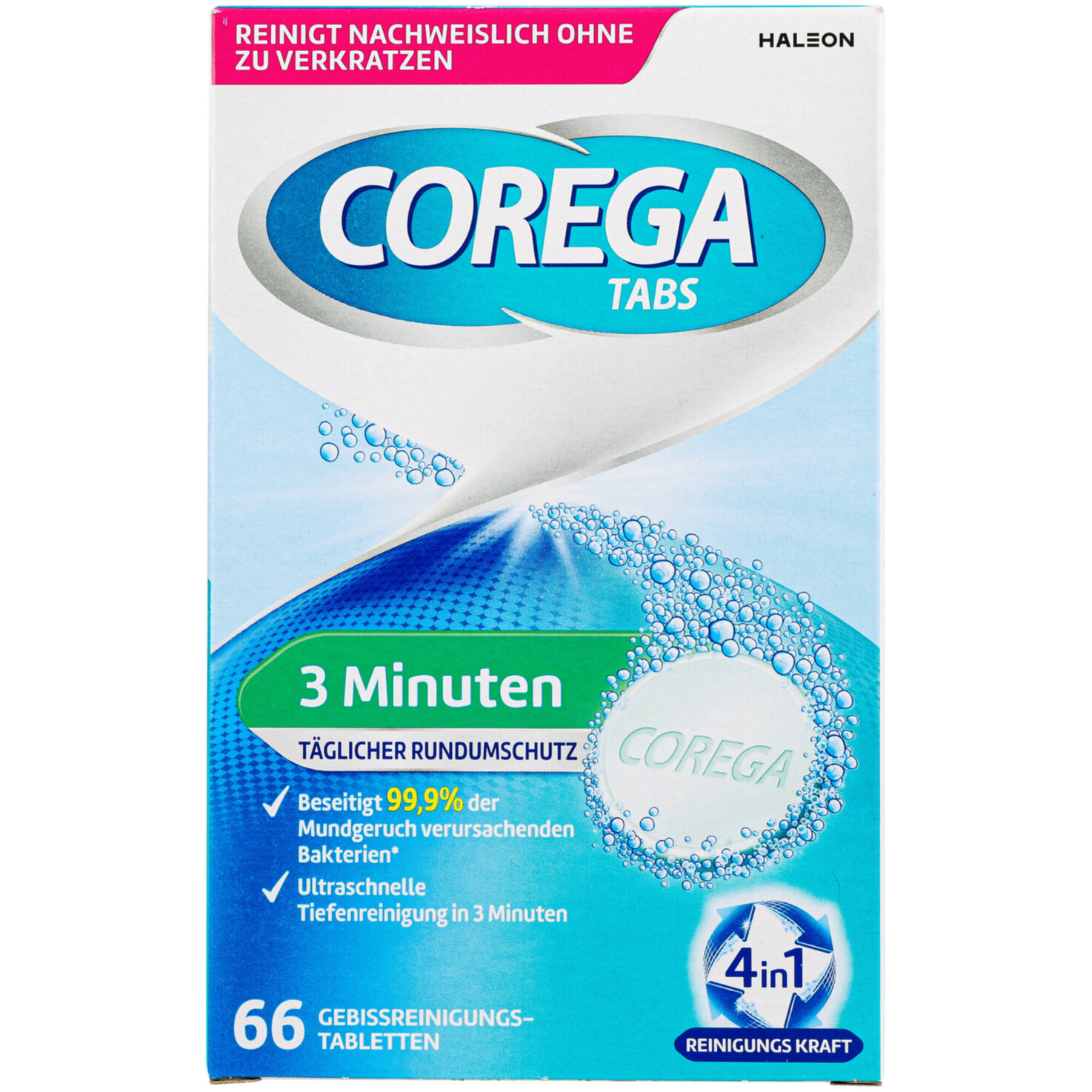 Corega Tabs 3 Minuten 66 Stück