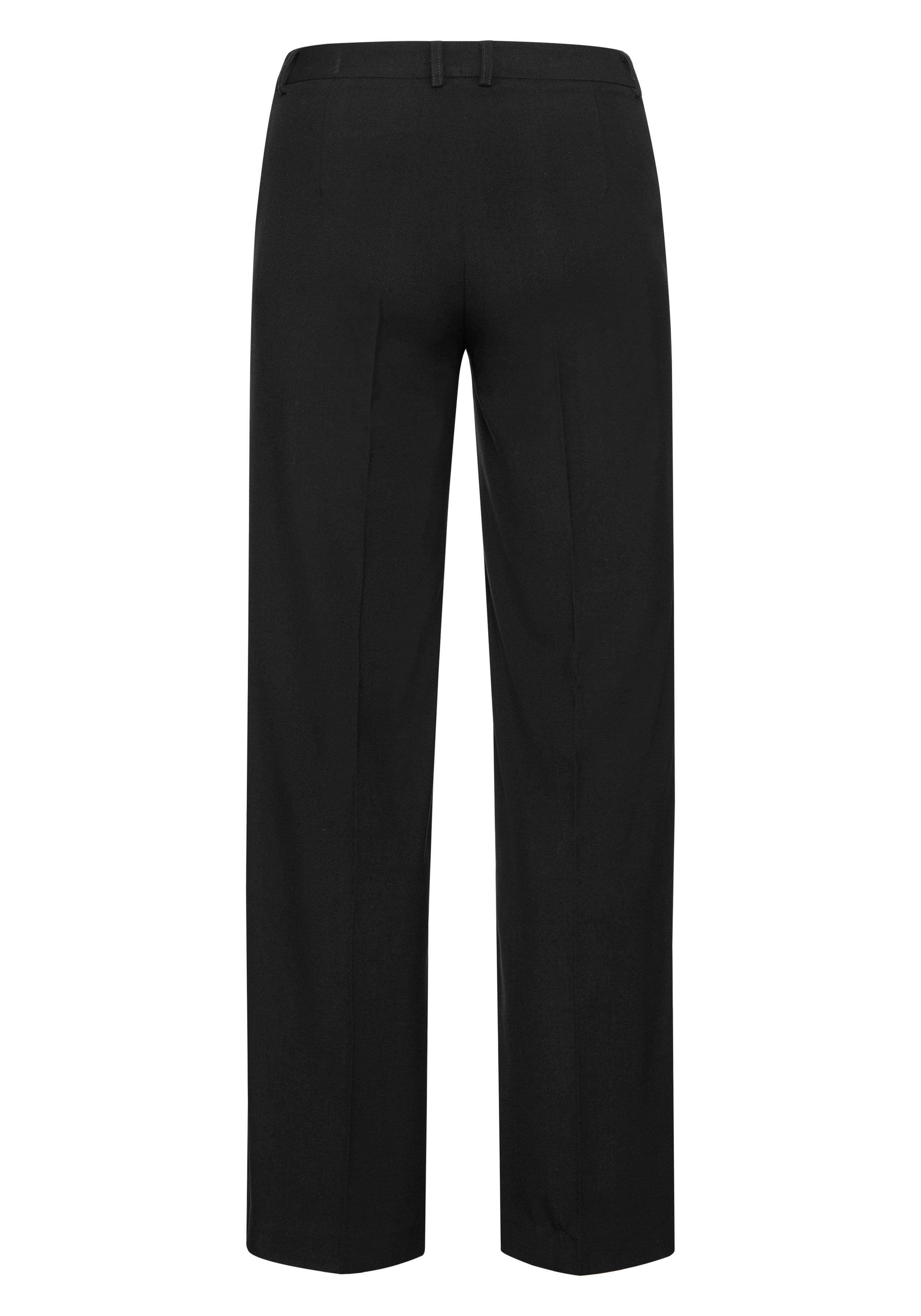 Weite Stretchhose mit Bügelfalte