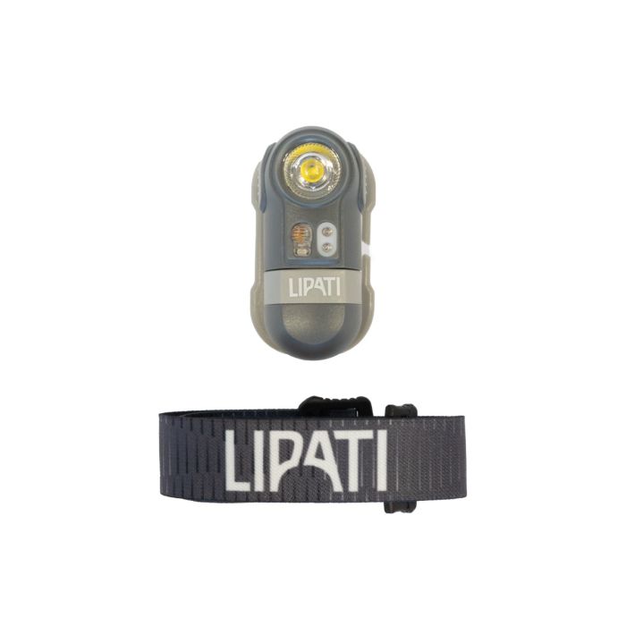 Lipati Unisex Lygter Night Fighter Headlamp 600 Lumen Grå