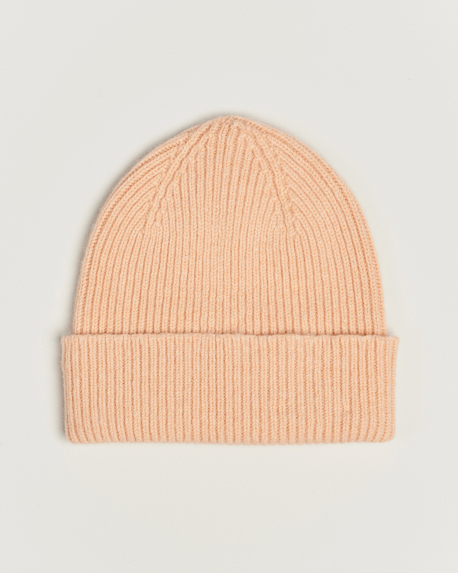 Le Bonnet Lambswool/Caregora Beanie Peach