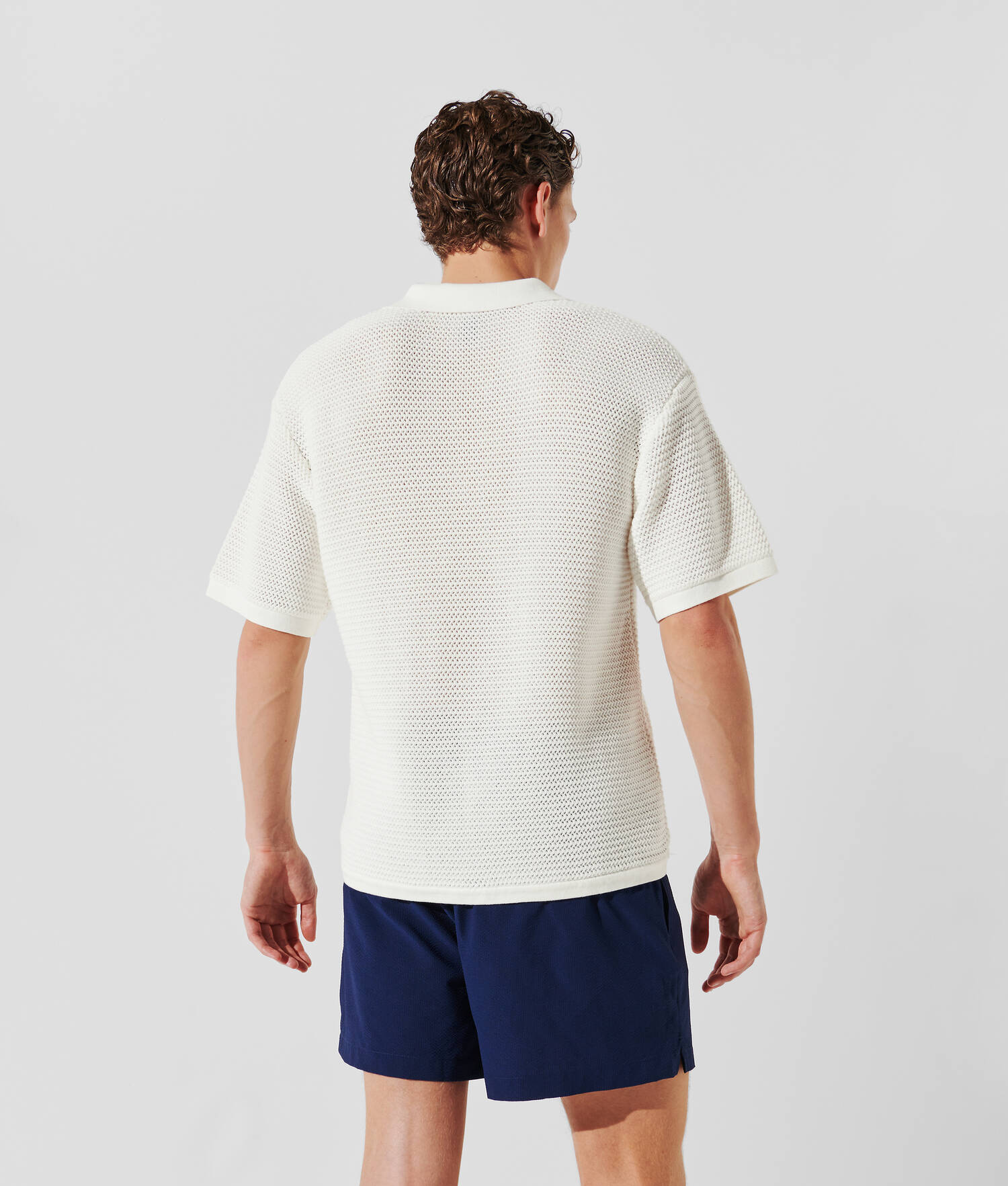 POLO EN CROCHET HOTEL KARL - Crème Cannoli