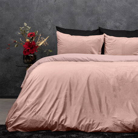 Dekbedovertrek  Velvet Uni - Roze