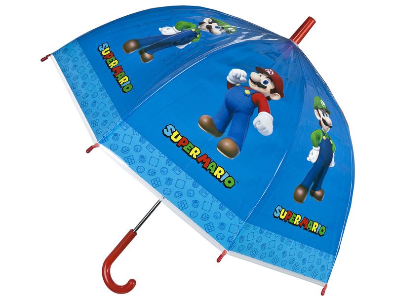 Undercover Regenschirm Super Mario Klassischer Schirm für Kinder