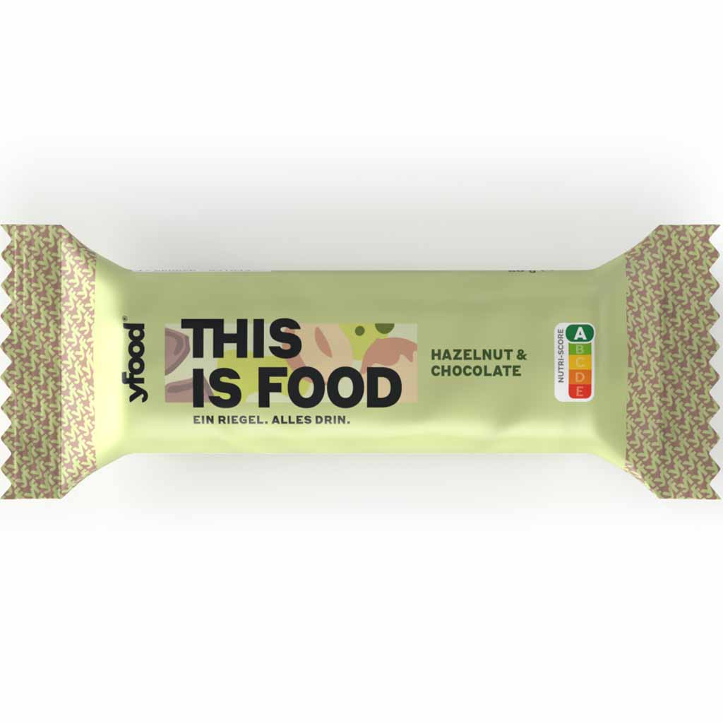 yFood Proteinriegel Hazelnut & Chocolate 12x60g=720g MHD:12.6.25