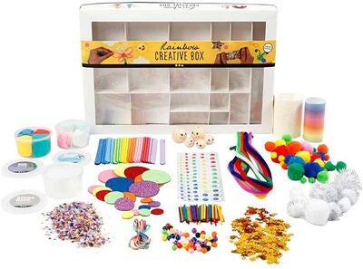 Creativ Company Kreativ Eske Hobbysett Regnbue