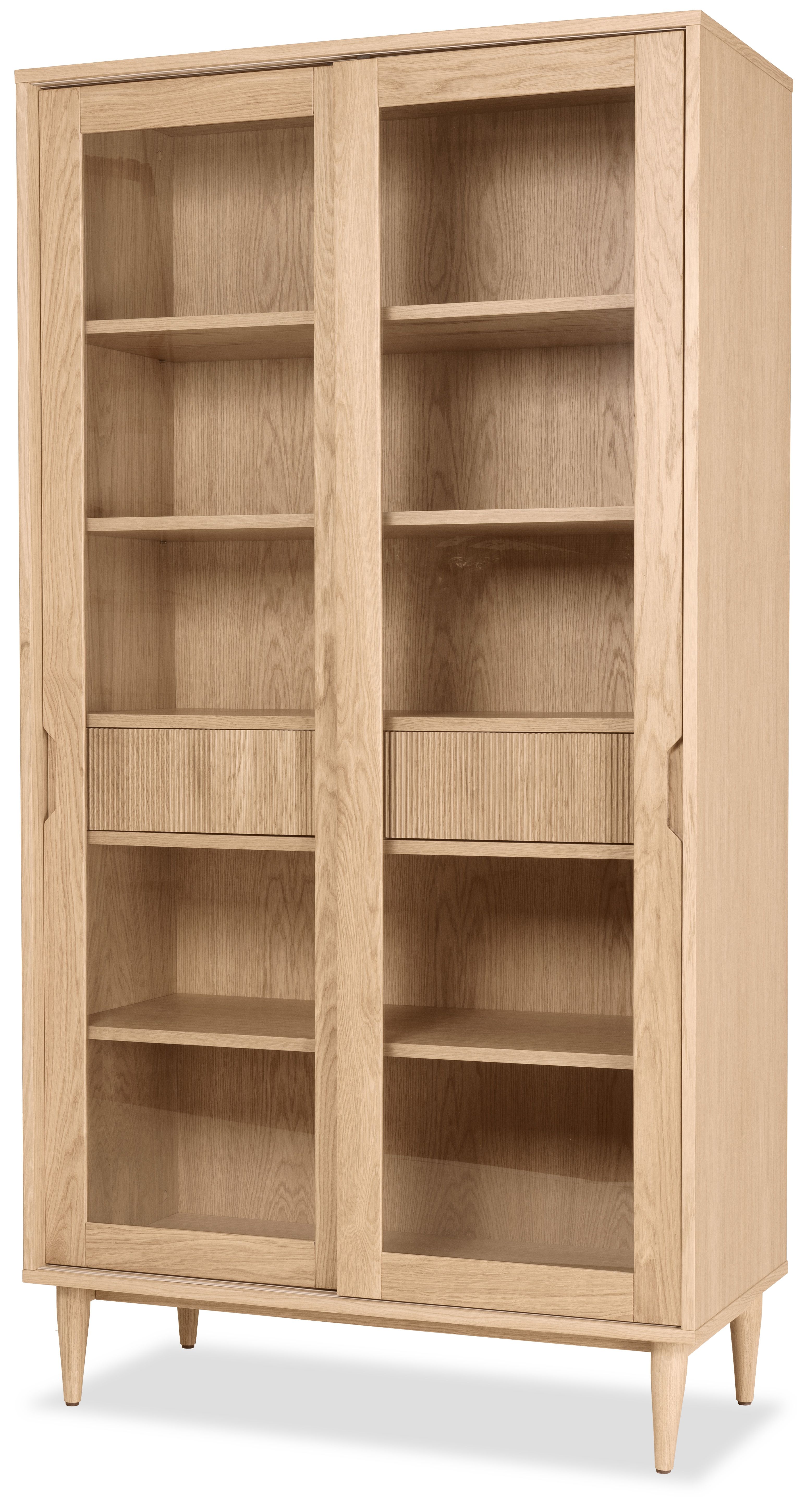 Vitrinekast Naturel ME-70.016 Jule B100 x D49 x H180 cm