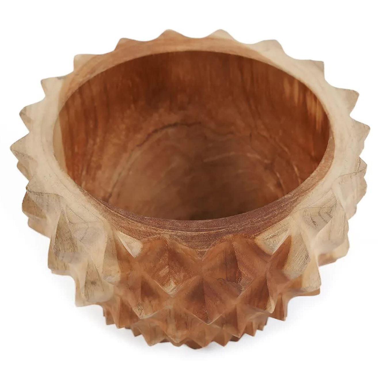 Bazar Bizar Bol en teck Durian naturelle - D.15 cm