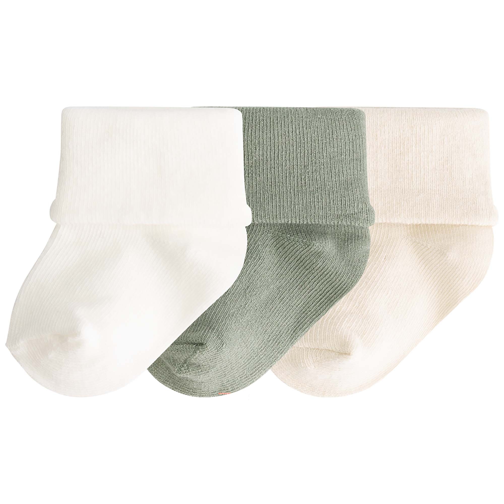 Prénatal newborn sokken 3 paar   groen