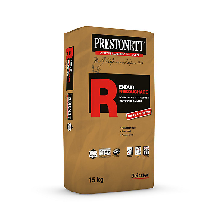Enduit de rebouchage Prestonett R poudre 15kg