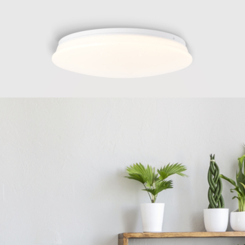 Brilliant plafondlamp Farica Starry Ø33 cm 18W 1900lm, warm wit met sensor