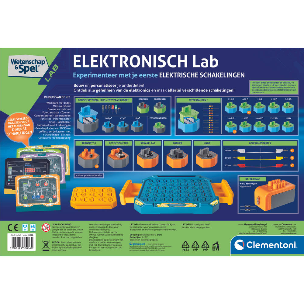 Clementoni elektriciteit lab